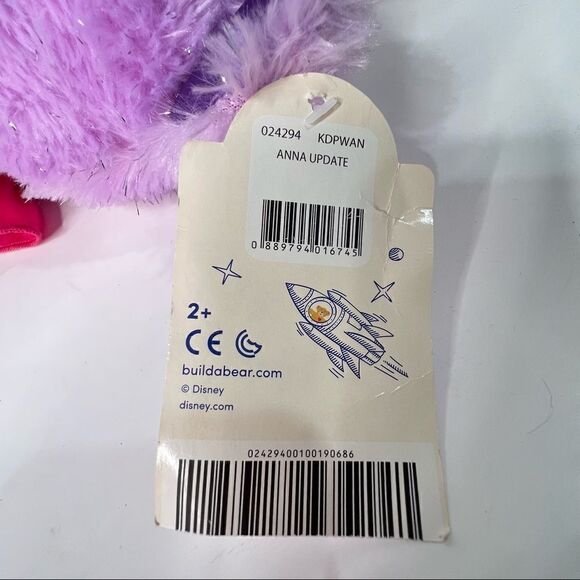 Build-A-Bear purple Frozen Anna New With Tags and Birthday T-shirt - Picture 10 of 12